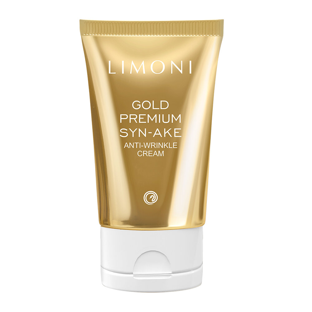 LIMONI Антивозрастной крем для лица со зм.ядом и зол. Gold Premium Syn-Ake Anti-Wrinkle Cream 50ml