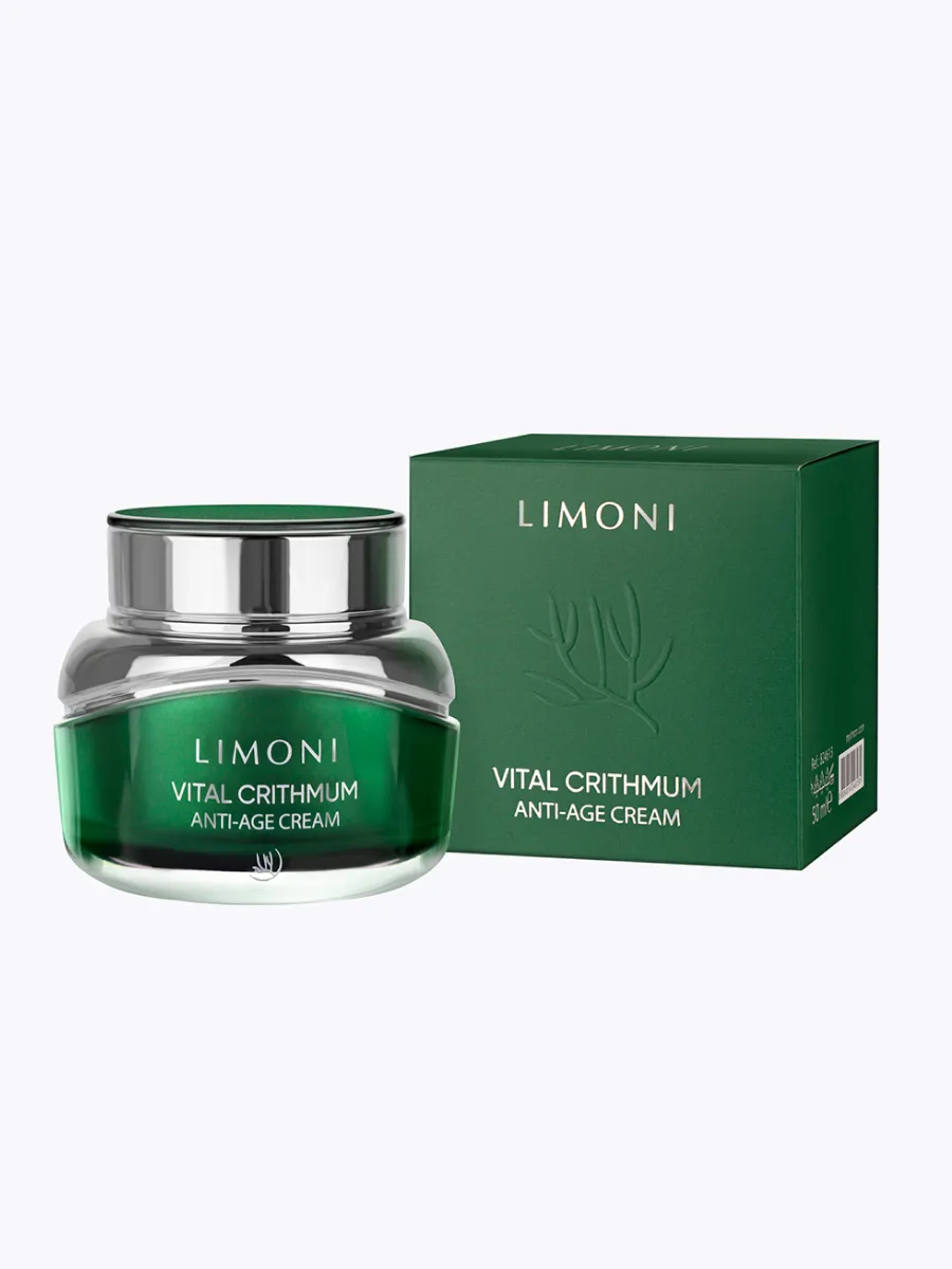 LIMONI Антивозрастной крем для лица с критмумом VITAL CRITHMUM ANTI-AGE CREAM 50ml