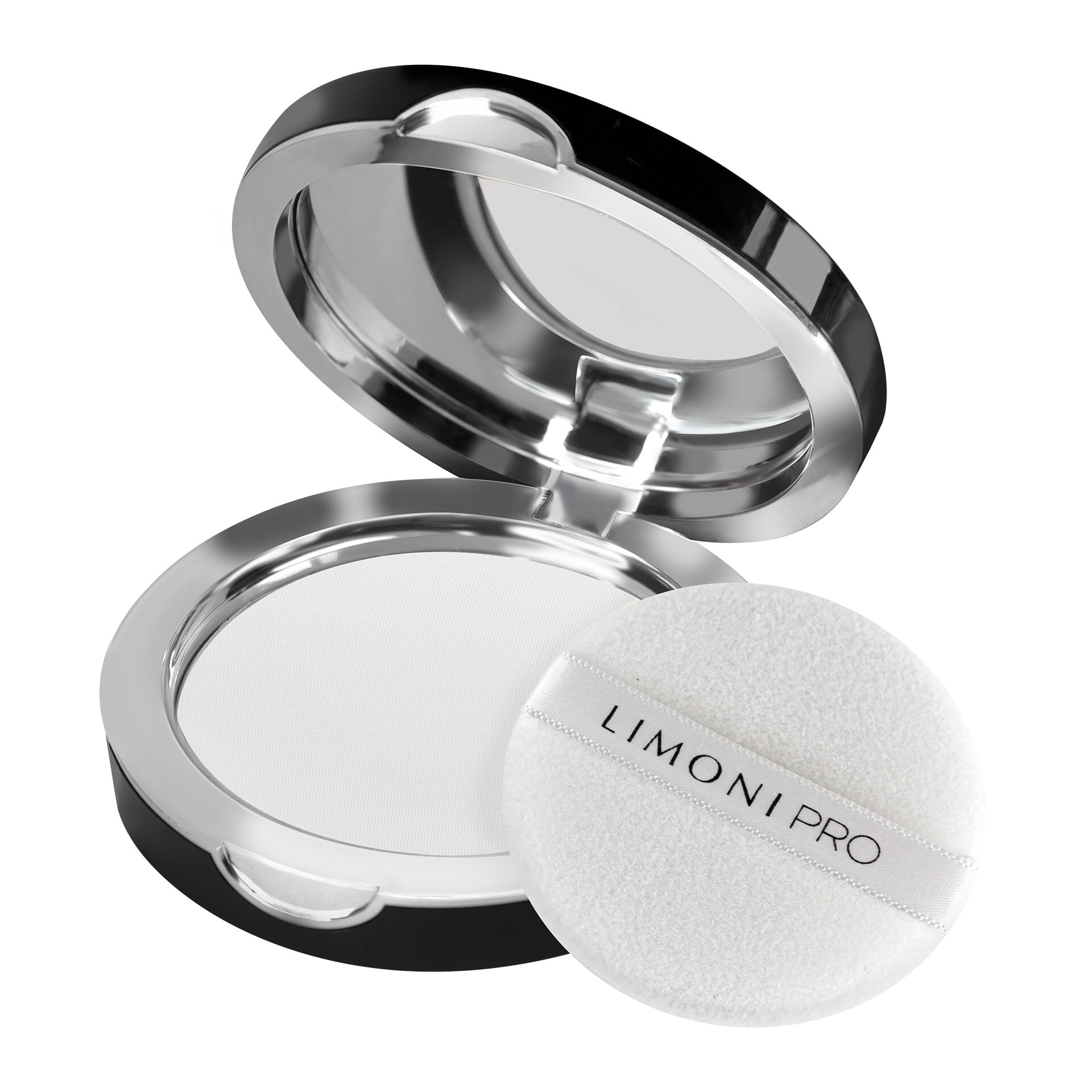 LIMONI Пудра компактная матирующая "Transparent matte powder", тон 01 (10 г.)