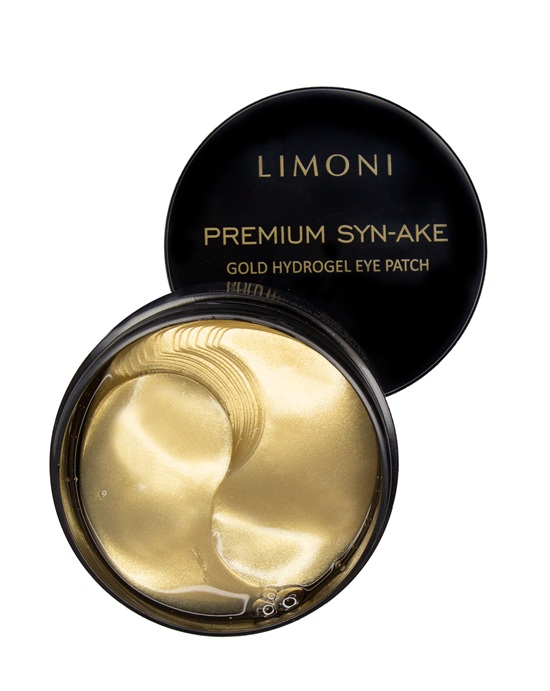 LIMONI Антивозрастные гелевые патчи для век со змеиным ядом Premium Syn-Ake Gold Hydrogel Eye Patch