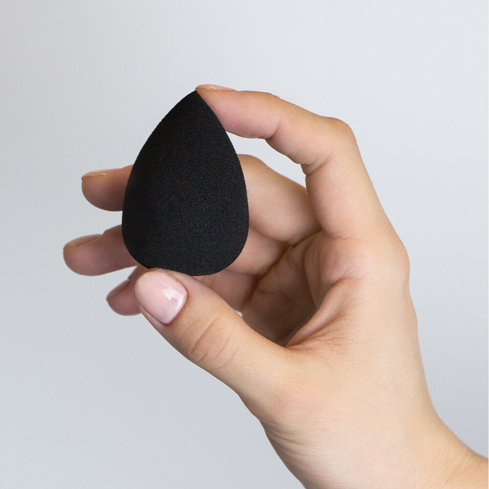 LIMONI Спонж для макияжа "Blender Makeup Sponge" Black