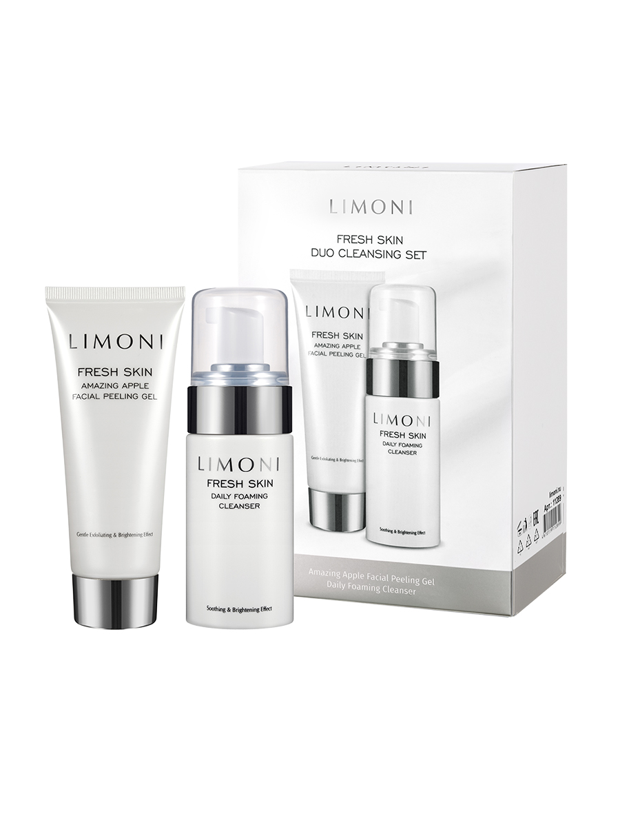 LIMONI Fresh Skin Duo Cleansing Set (Набор Daily 100мл+Amazing Apple Peeling Gel 100мл)