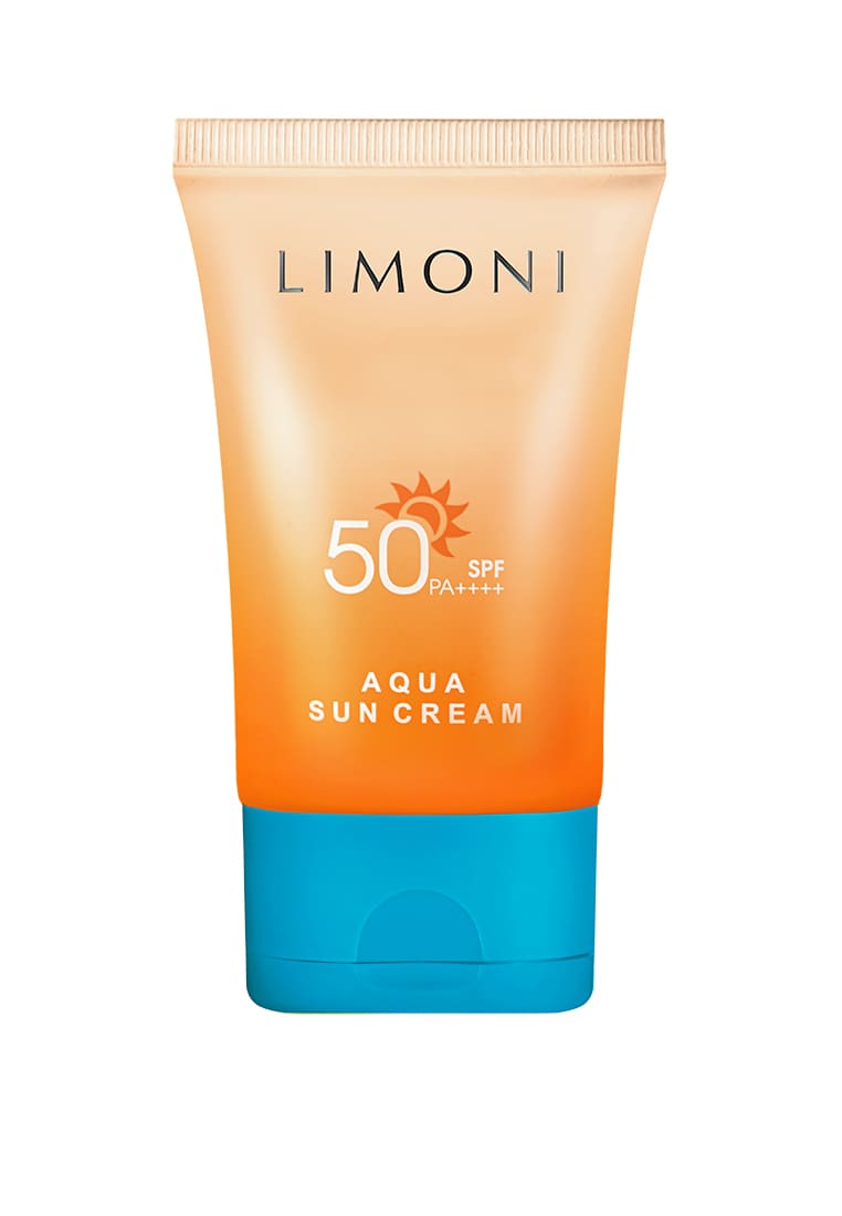 LIMONI Солнцезащитный крем SPF 50+РА++++ Aqua Sun Cream 50ml