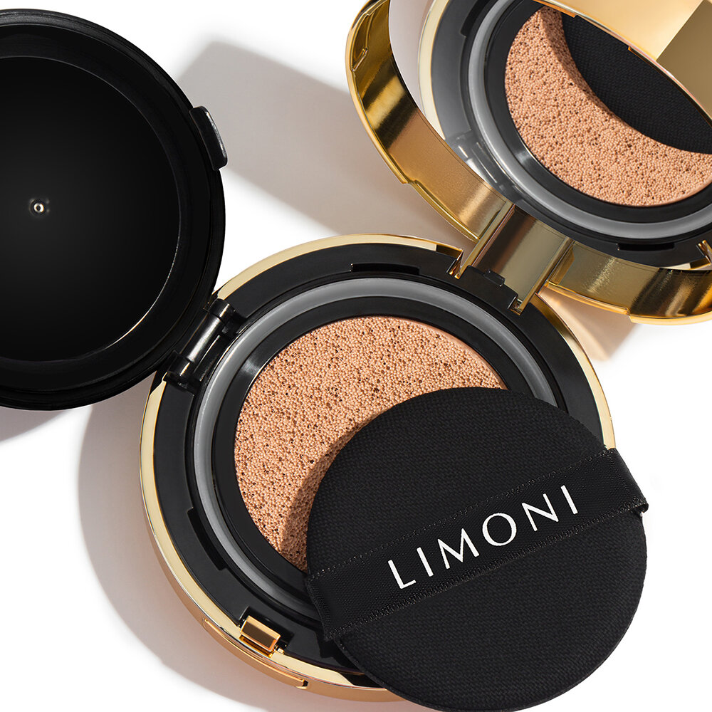 LIMONI Тон. флюид кушон All Stay Cover Cushion SPF 35 / PA++ Galaxy 01 Light 
