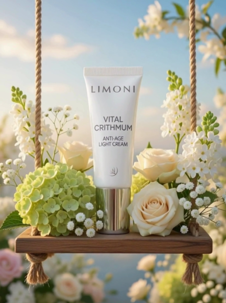 833006 LIMONI Антивозрастной лёгкий крем для лица с критмумом VITAL CRITHMUM ANTI-AGE LIGHT CREAM 25ml