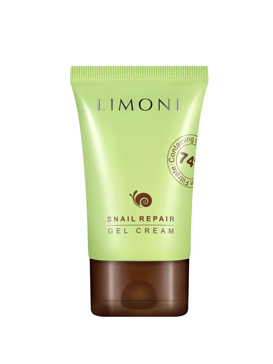 LIMONI Восстанавливающий гель-крем для лица с экстрактом секреции улитки Snail Repair Gel Cream 50ml