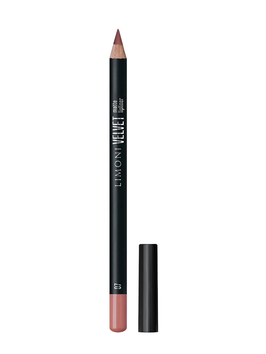 LIMONI Карандаш для губ "Velvet Matte Lipliner", тон 07