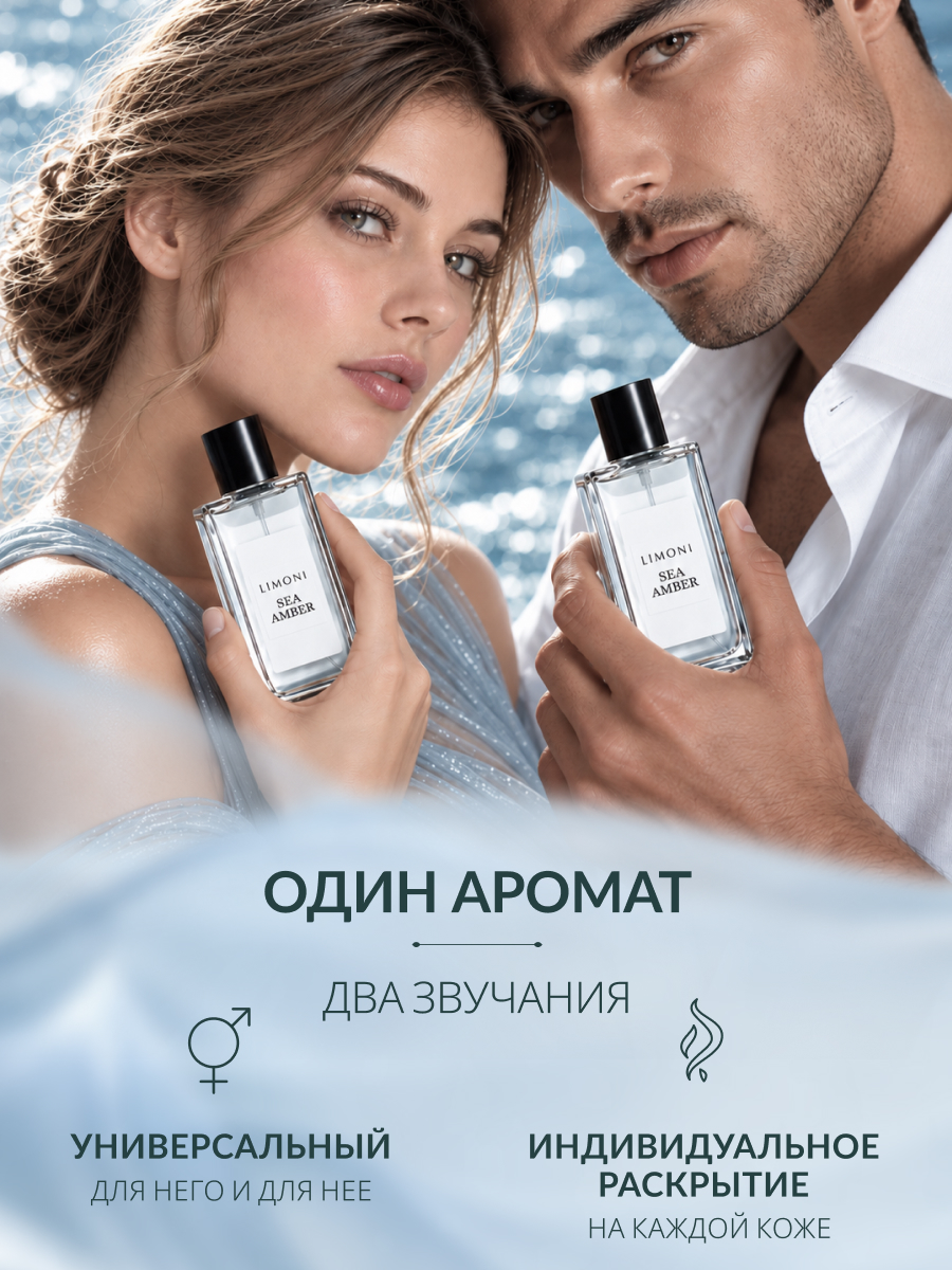 LIMONI Парфюмерная вода Морской Янтарь Sea Amber Eau de parfum 30 ml