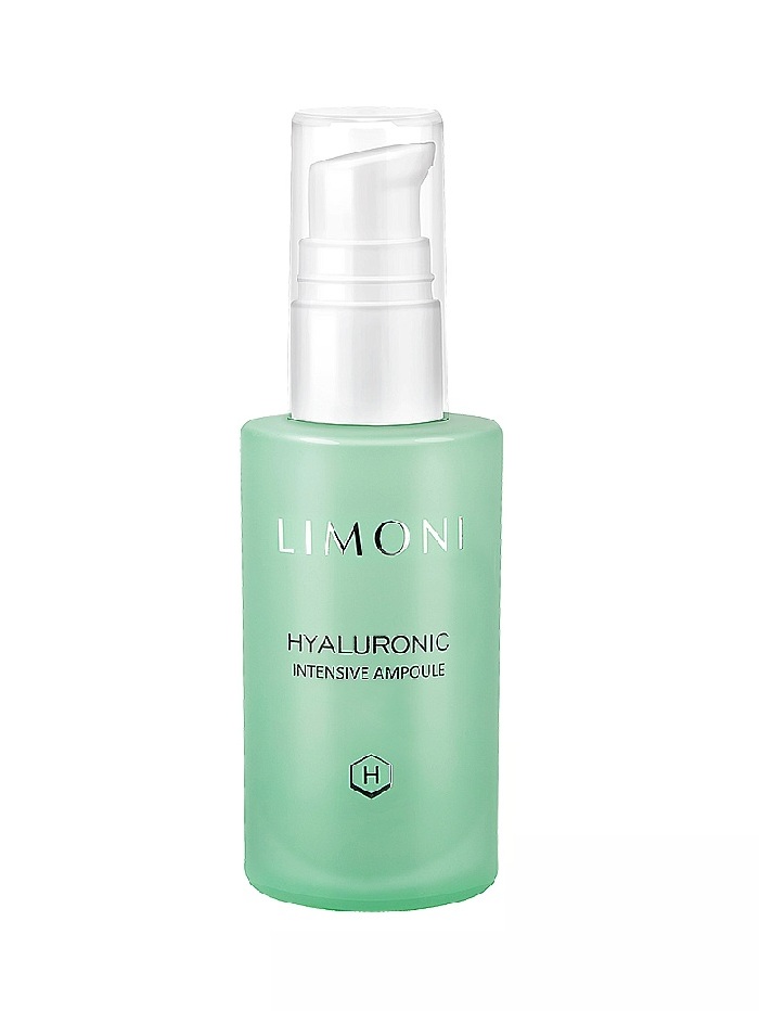 LIMONI Ультраувлажняющая сыворотка для лица с гиалур.кислотой Hyaluronic Intensive Ampoule 30ml