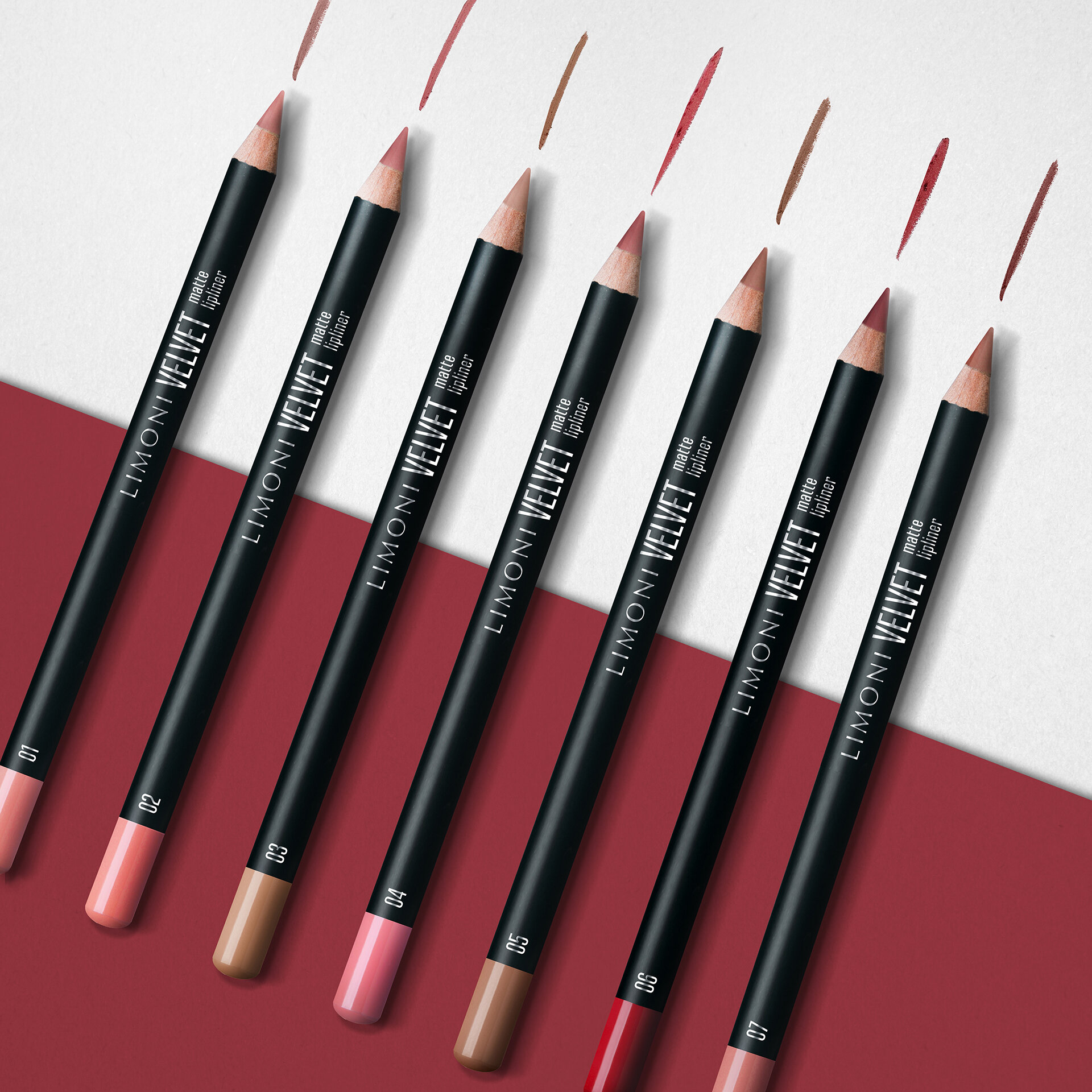 LIMONI Карандаш для губ "Velvet Matte Lipliner", тон 04
