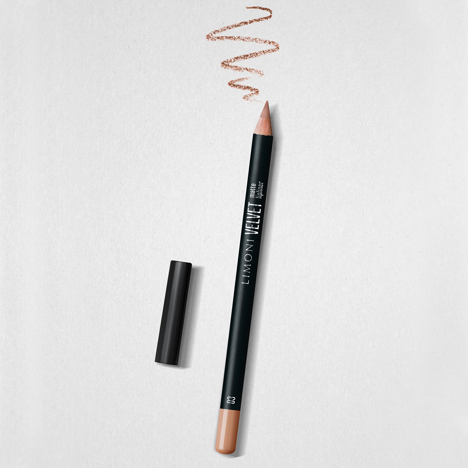 LIMONI Карандаш для губ "Velvet Matte Lipliner", тон 03