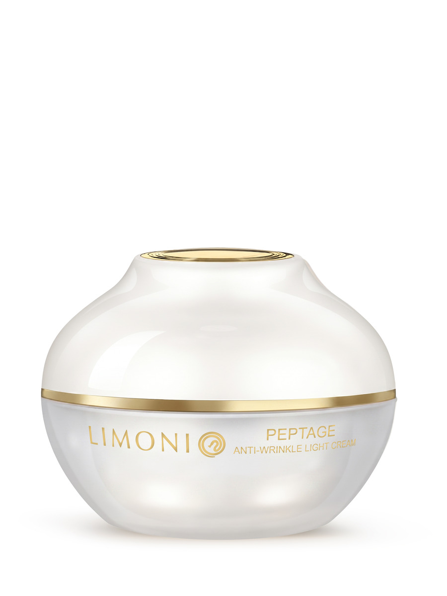 LIMONI Антивозрастной легкий крем для лица со змеиным ядом Peptage Anti-Wrinkle Cream Light 50ml